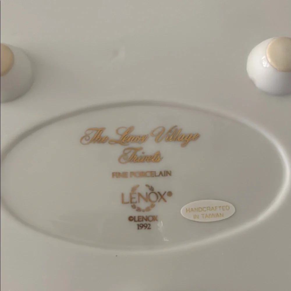 SET/4 Lenox Spice Village Vintage c1992 Porcelain Trivets Cottagecore Victorian - Picture 4 of 11